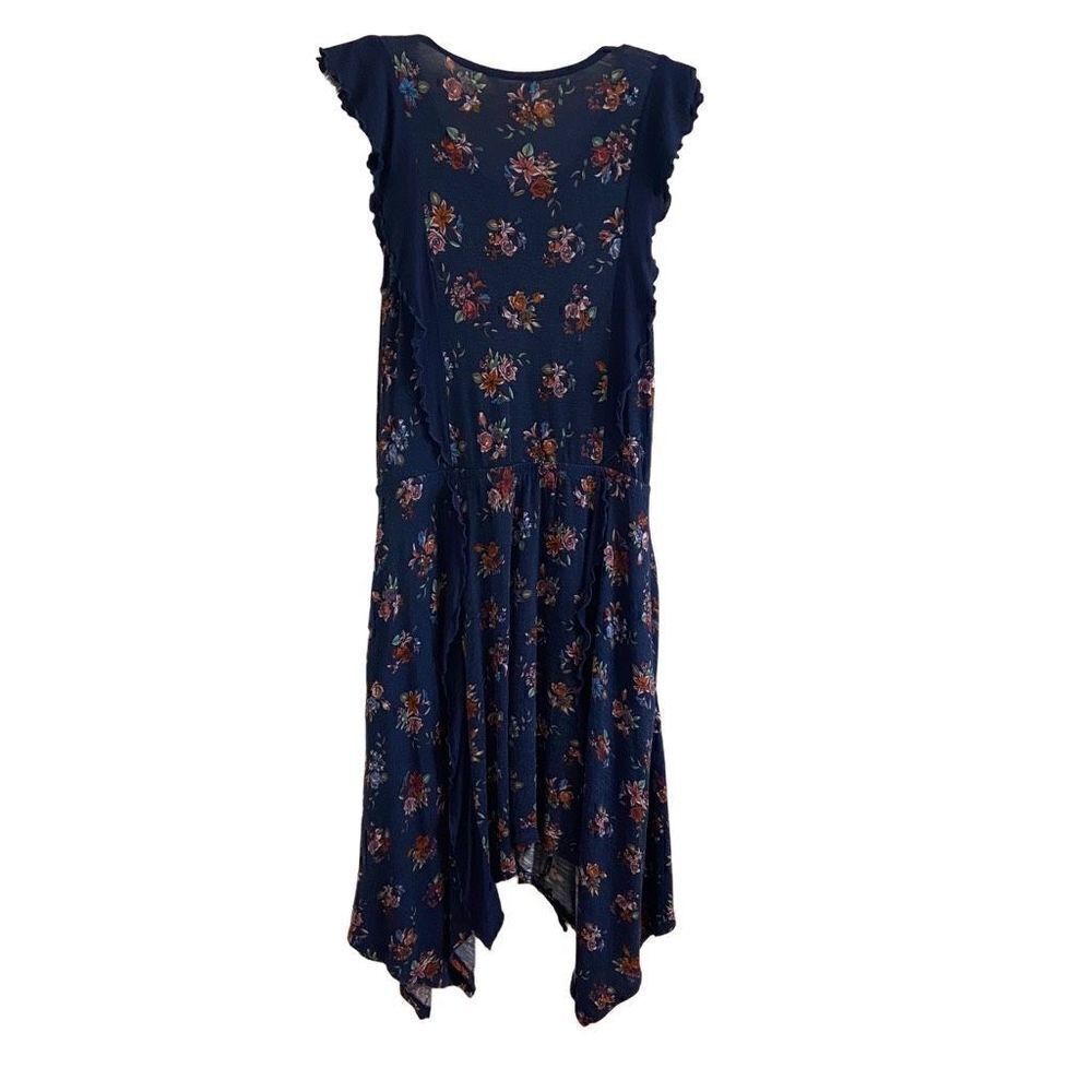 Matilda Jane Choose Your Own Path Woodland Sprite Dress Navy Blue Floral Small - Picture 2 of 3